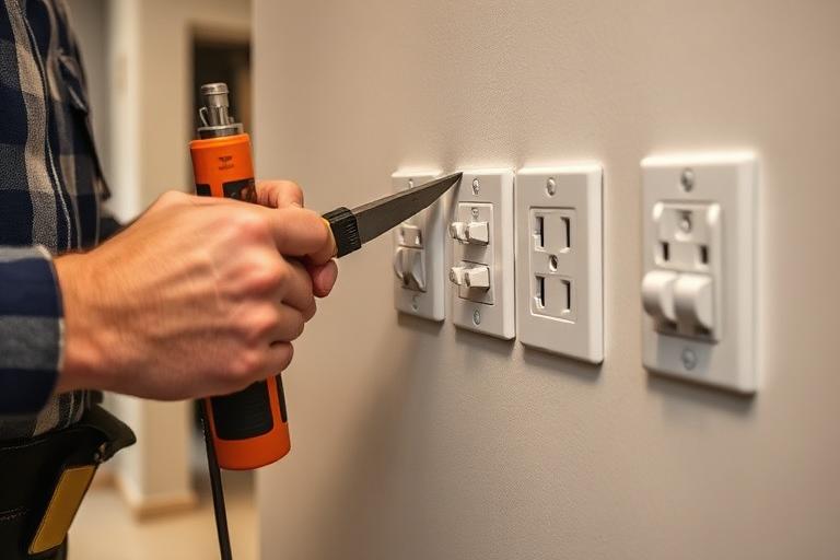 Pistorasioiden ja sähköjohtojen uusiminen - ammattiasentaja työssä