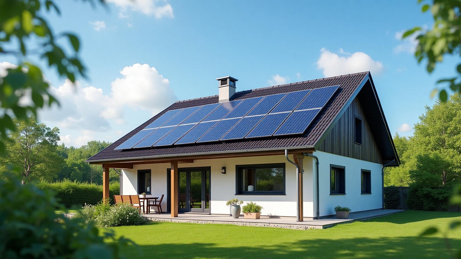 Aurinkopaneelit omakotitalon katolla - aurinkosähköjärjestelmän mitoituslaskuri Suomessa